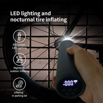 portable battery powered tire inflator